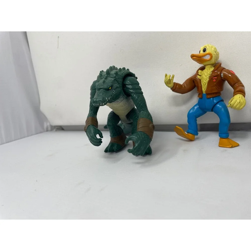 Vintage TMNT Villains Lot – Leatherhead, Ace Duck,‎ Mutagen Man – 1989-90